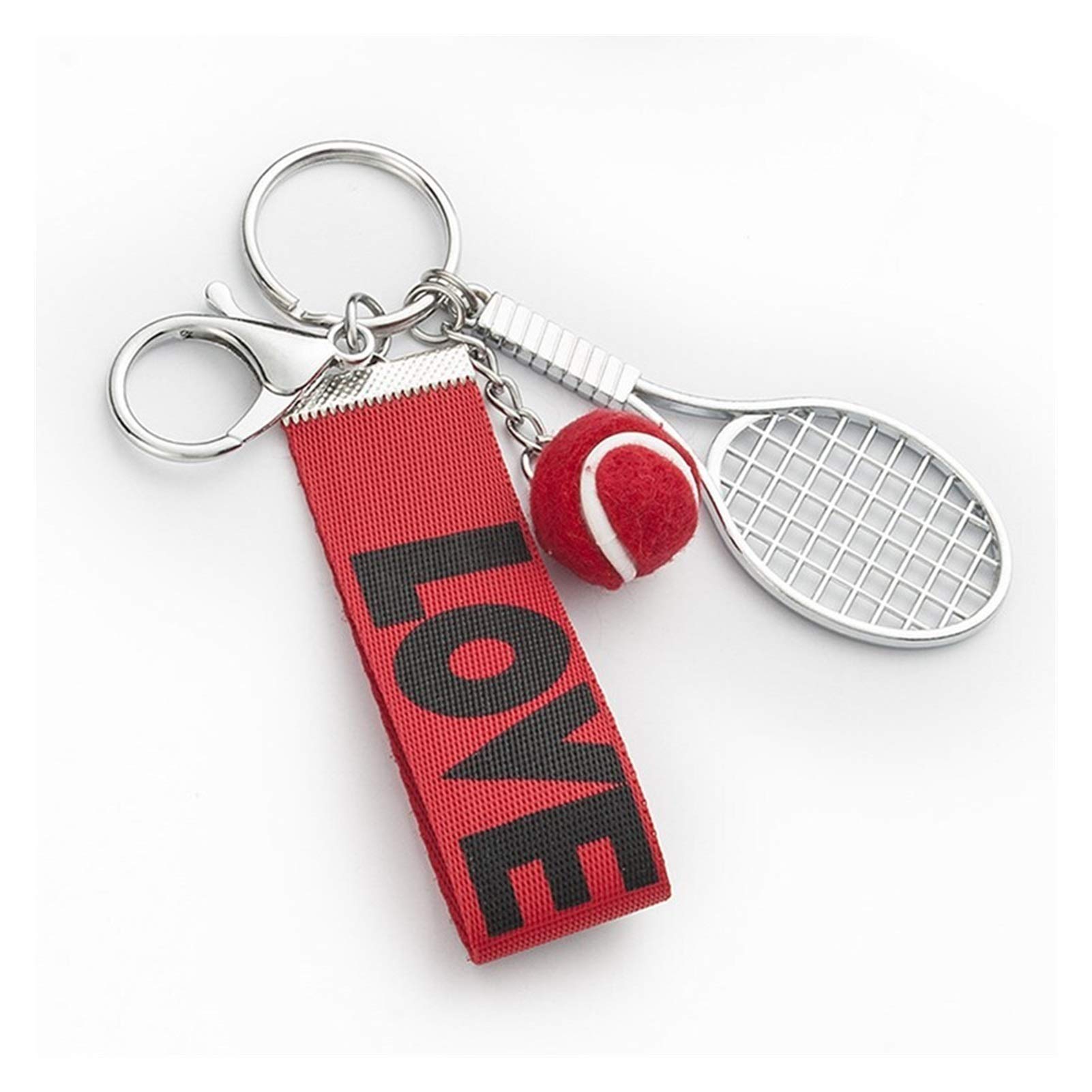 Amazon.co.jp: キーホルダー ニューミニテニスラケットキーチェーン